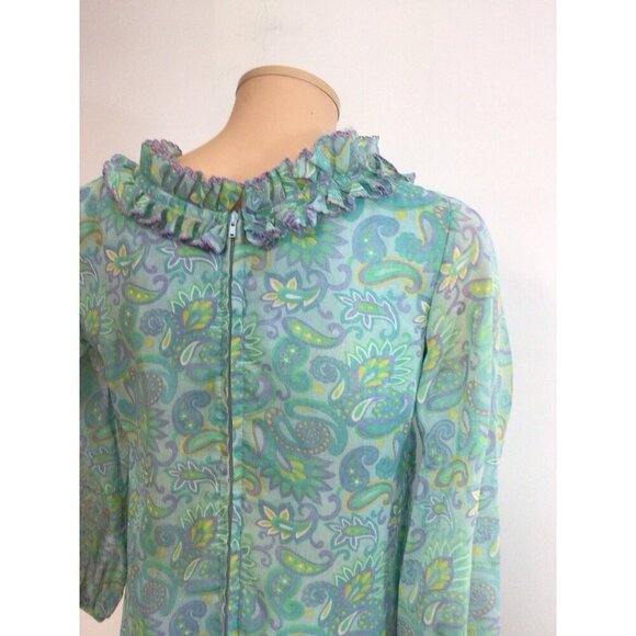 Zazie Vintage Mod 70’s Dress Designed in London Womens Small - Picture 3 of 9